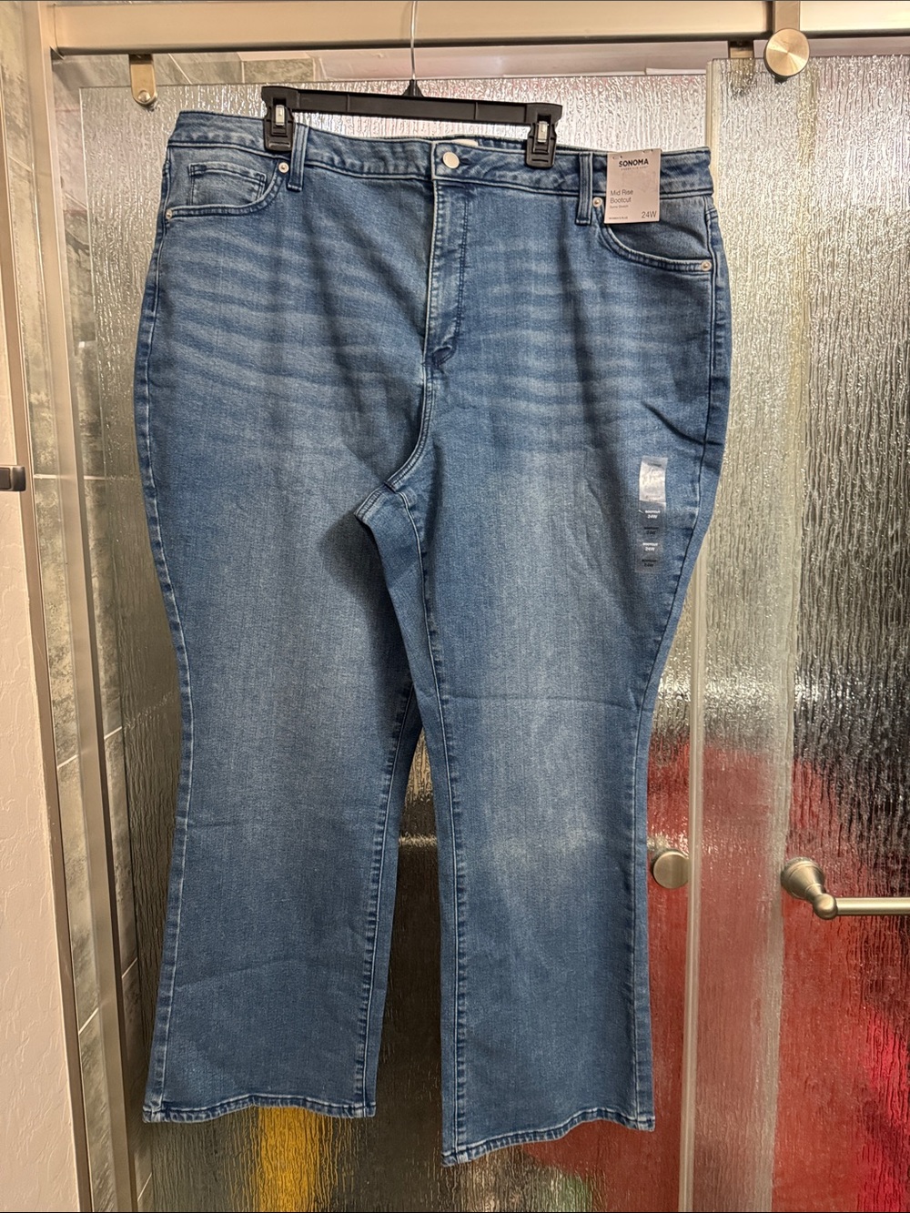 Mid Rise Bootcut Jeans - Picture 5 of 6